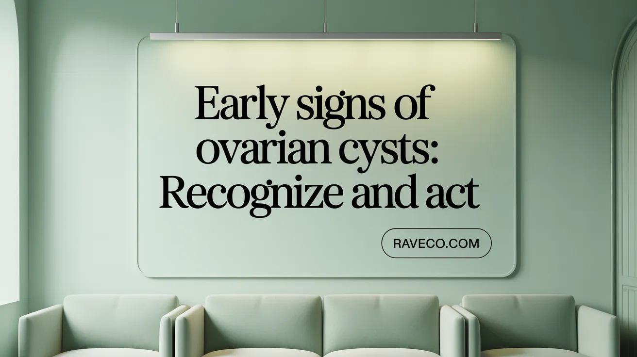 Early Signs of Ovarian Cysts: Recognize and Act
