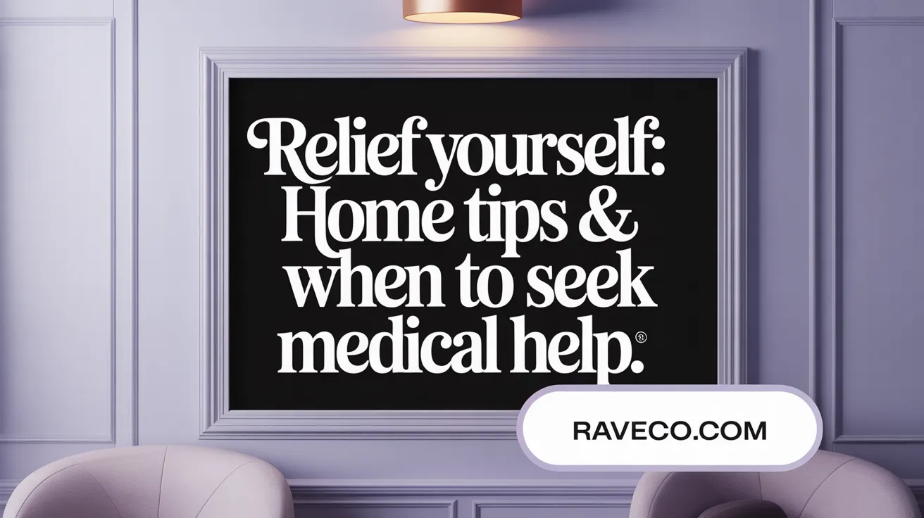 Relief Yourself: Home Tips & When to Seek Medical Help