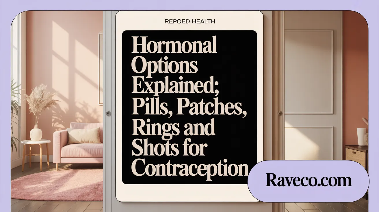 Hormonal Options Explained: Pills, Patches, Rings, and Shots for Contraception