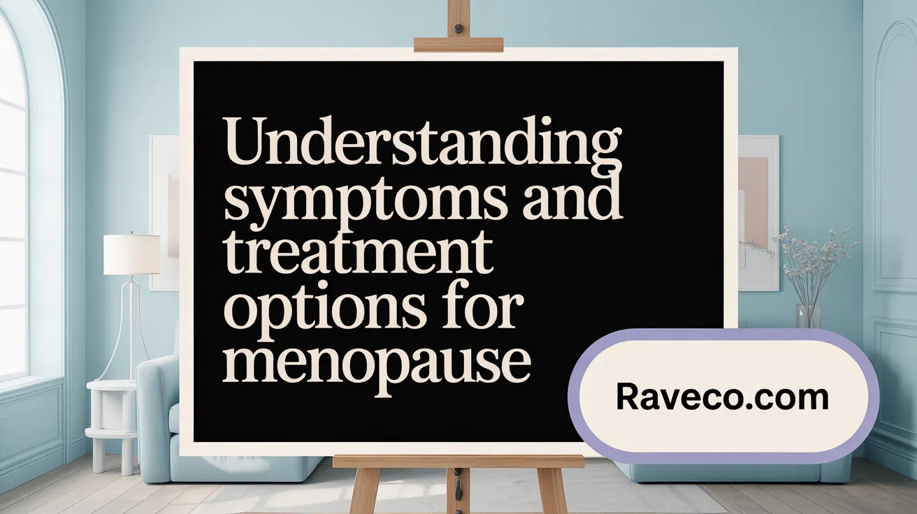 Understanding Symptoms and Treatment Options for Menopause
