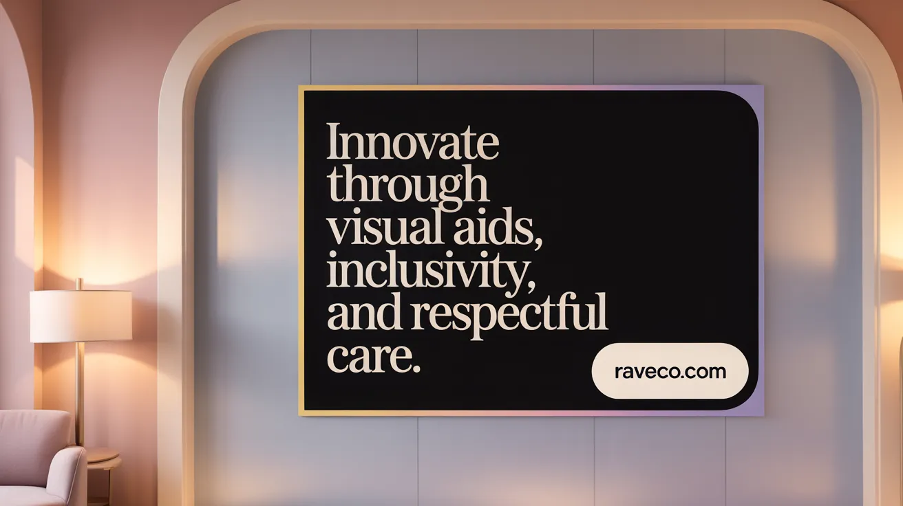 Innovate Through Visual Aids, Inclusivity, and Respectful Care