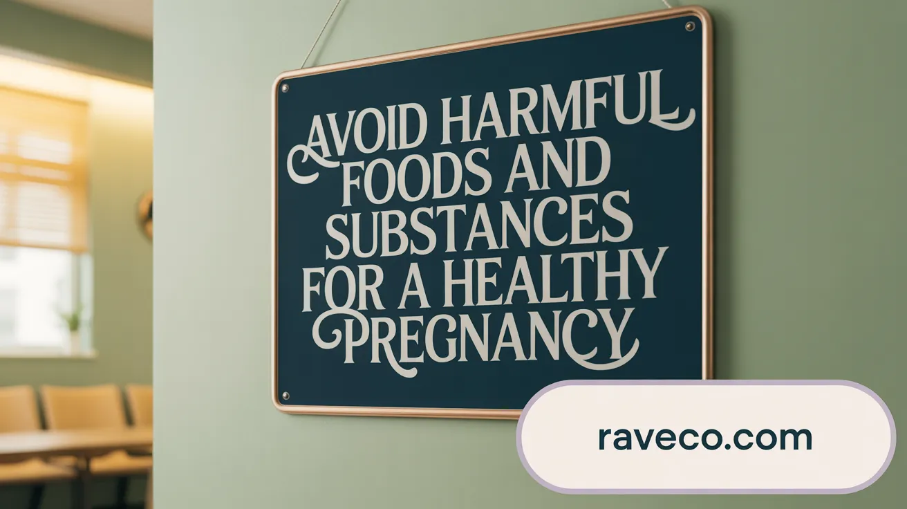 Avoid harmful foods and substances for a healthy pregnancy