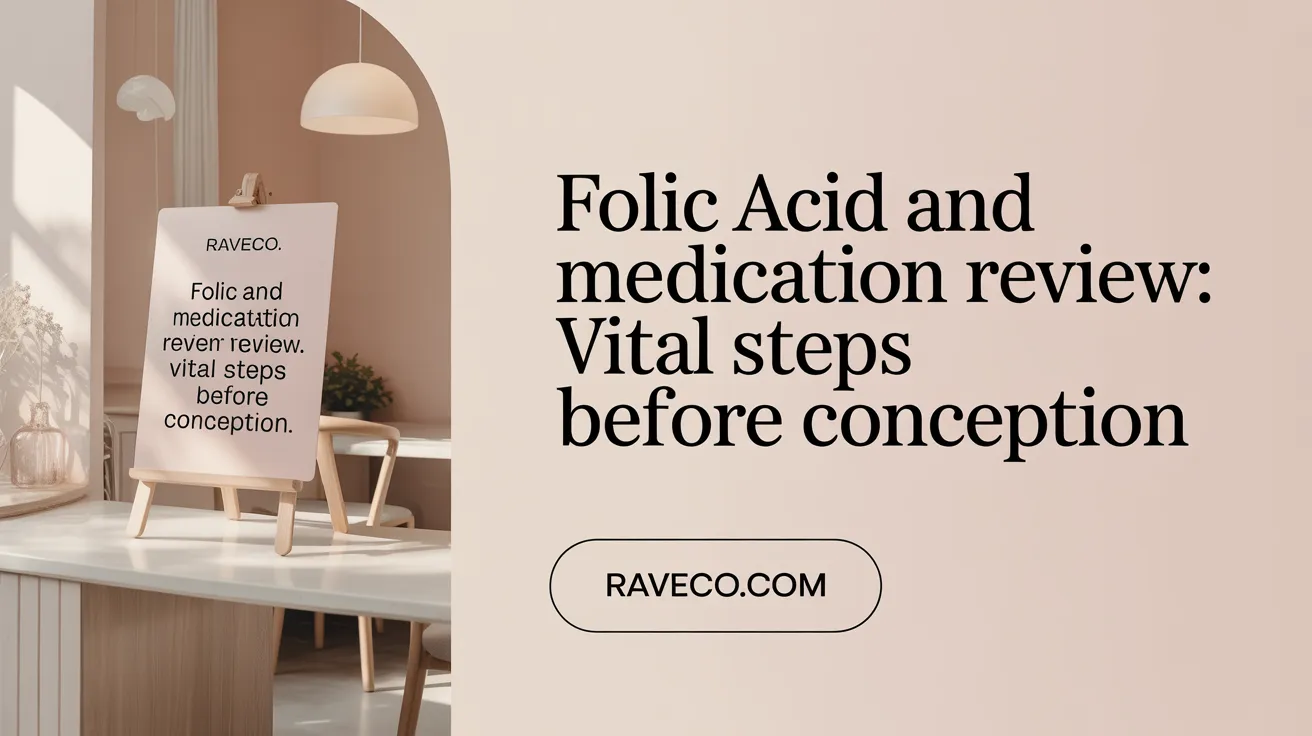 Folic acid and medication review: Vital steps before conception