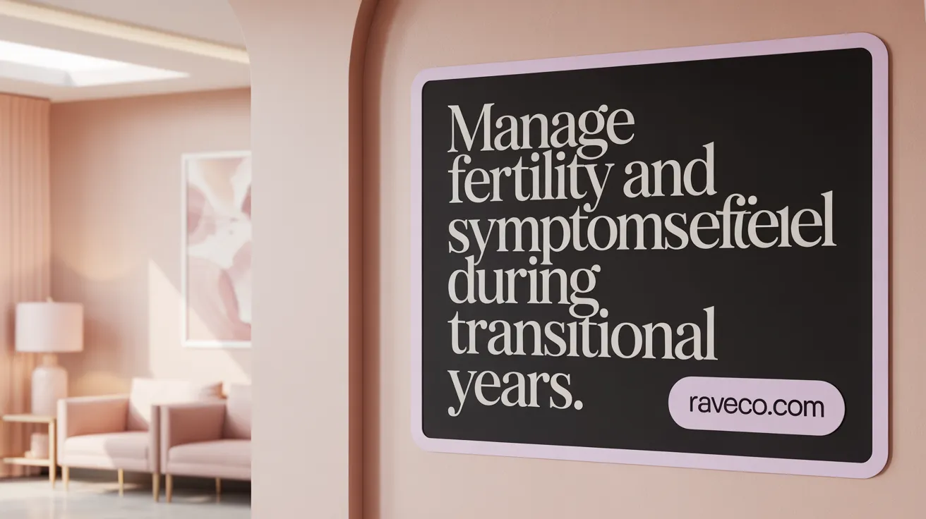 Manage fertility and symptoms effectively during transitional years.