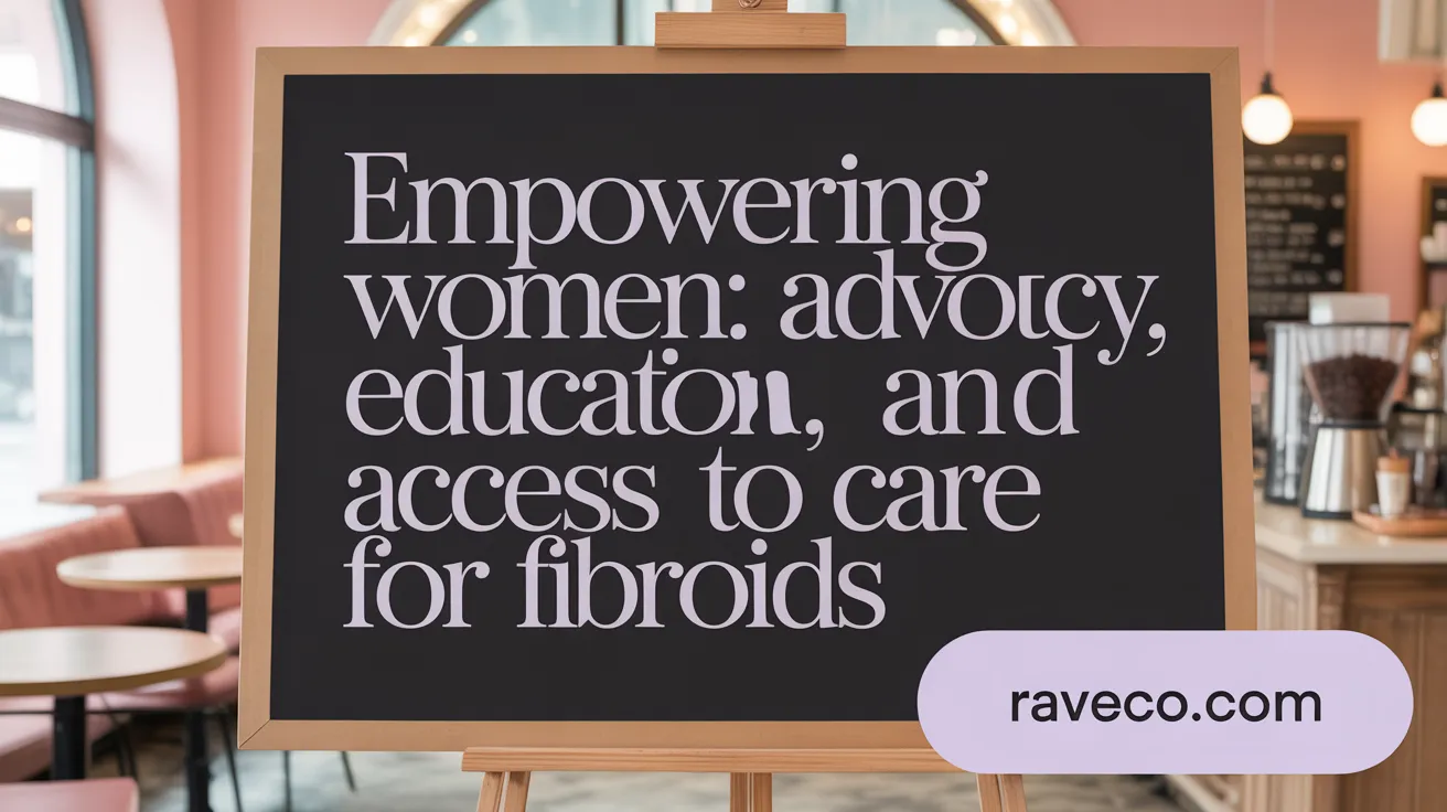 Empowering Women: Advocacy, Education, and Access to Care for Fibroids