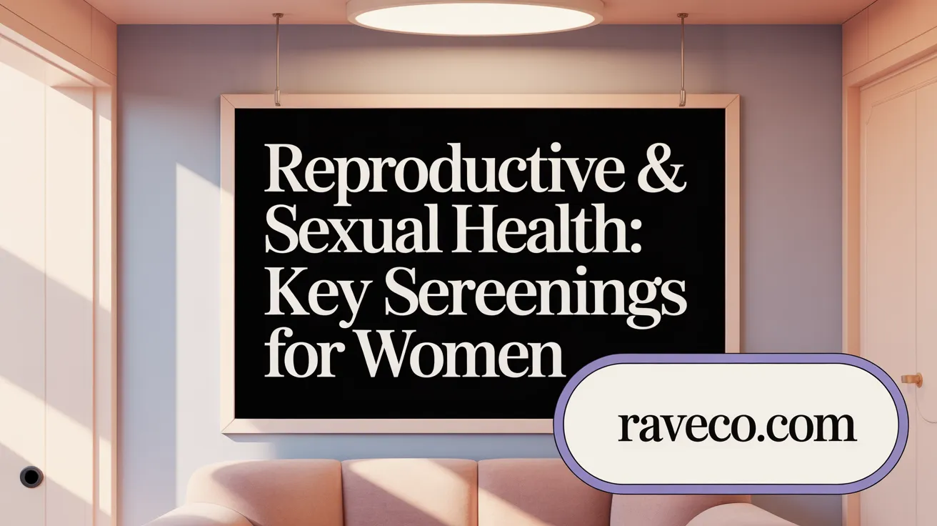 Reproductive &amp; Sexual Health: Key Screenings for Women
