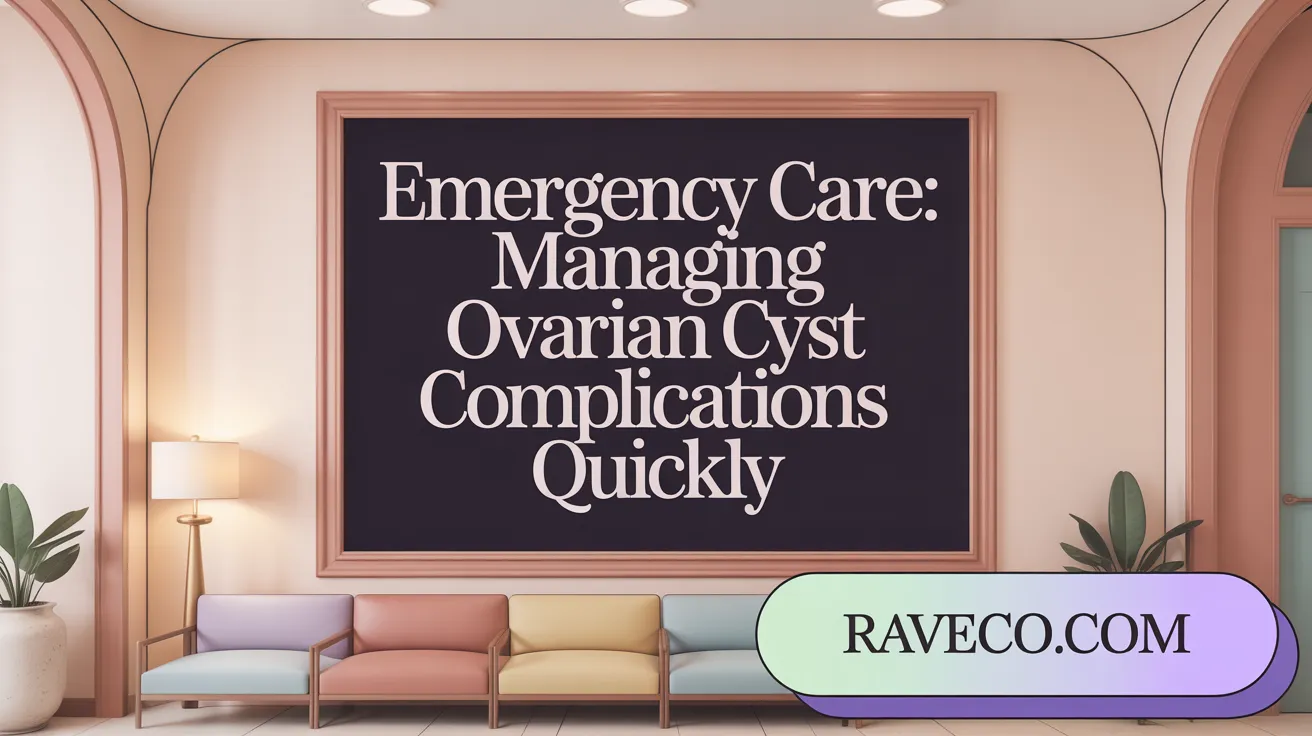 Emergency Care: Managing Ovarian Cyst Complications Quickly