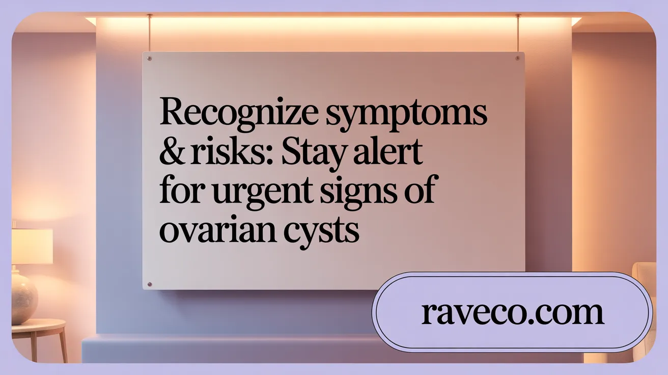 Recognize Symptoms &amp; Risks: Stay Alert for Urgent Signs of Ovarian Cysts