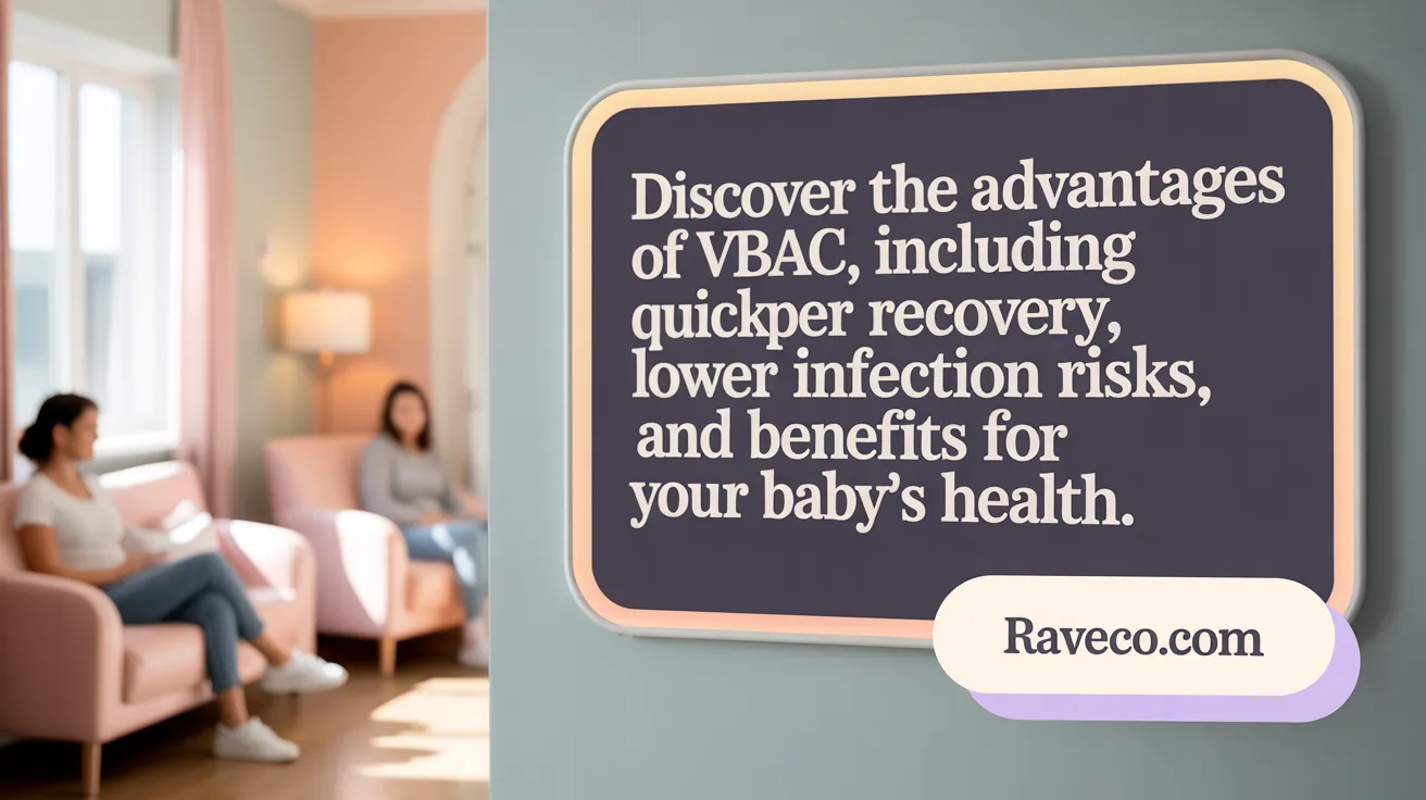 Discover the advantages of VBAC, including quicker recovery, lower infection risks, and benefits for your baby's health.