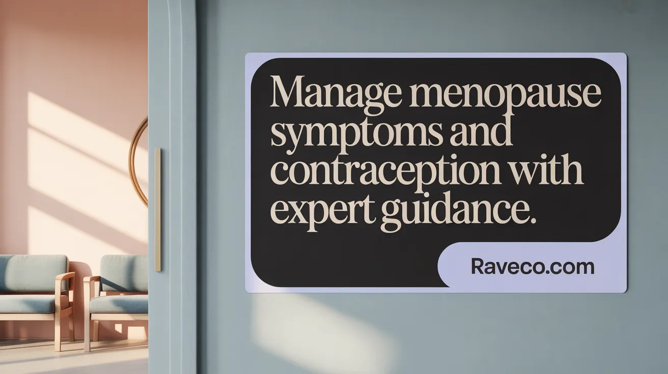 Manage Menopause Symptoms and Contraception with Expert Guidance