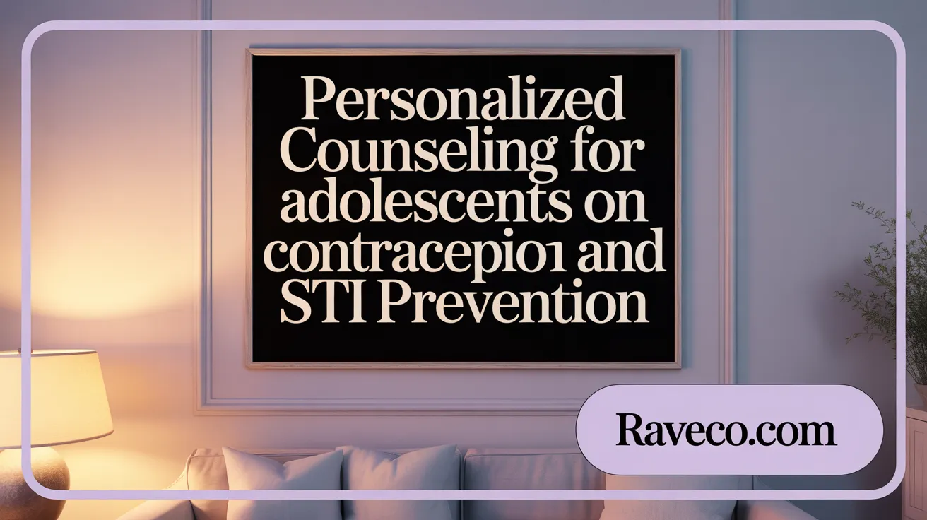 Personalized Counseling for Adolescents on Contraception and STI Prevention