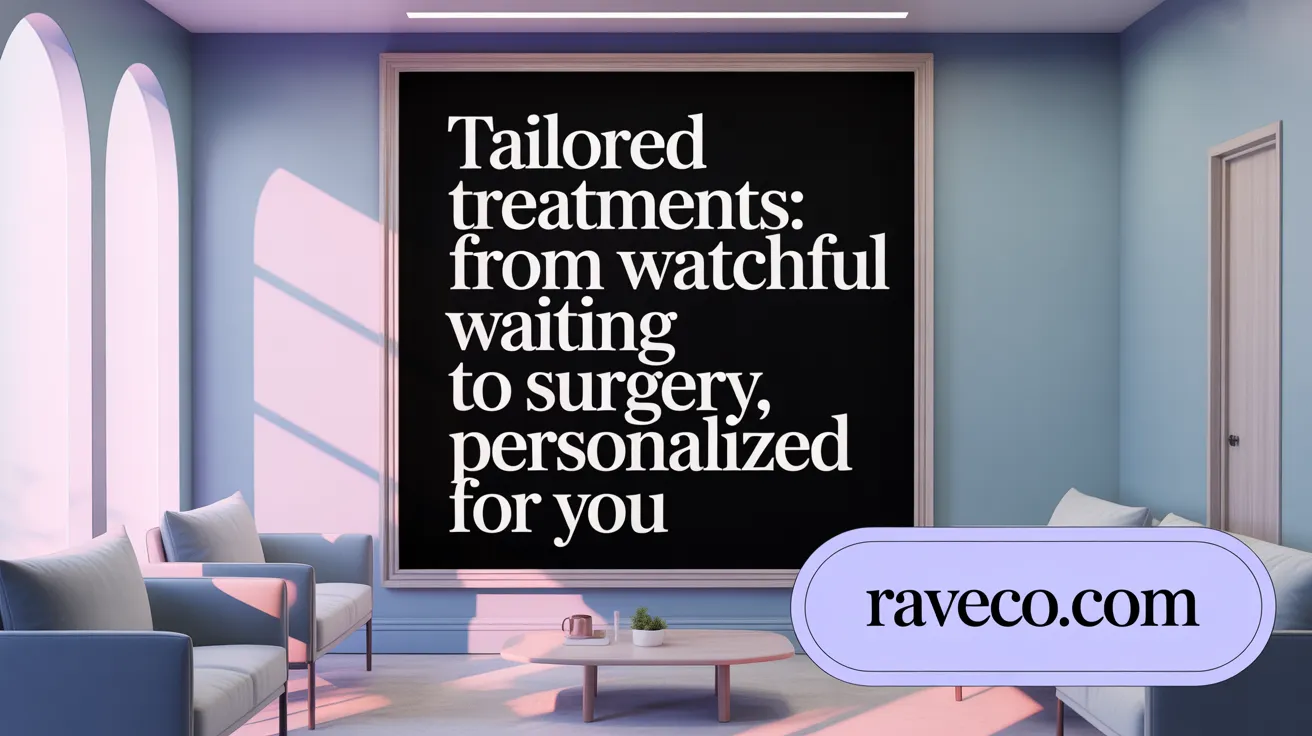 Tailored Treatments: From Watchful Waiting to Surgery, Personalized for You