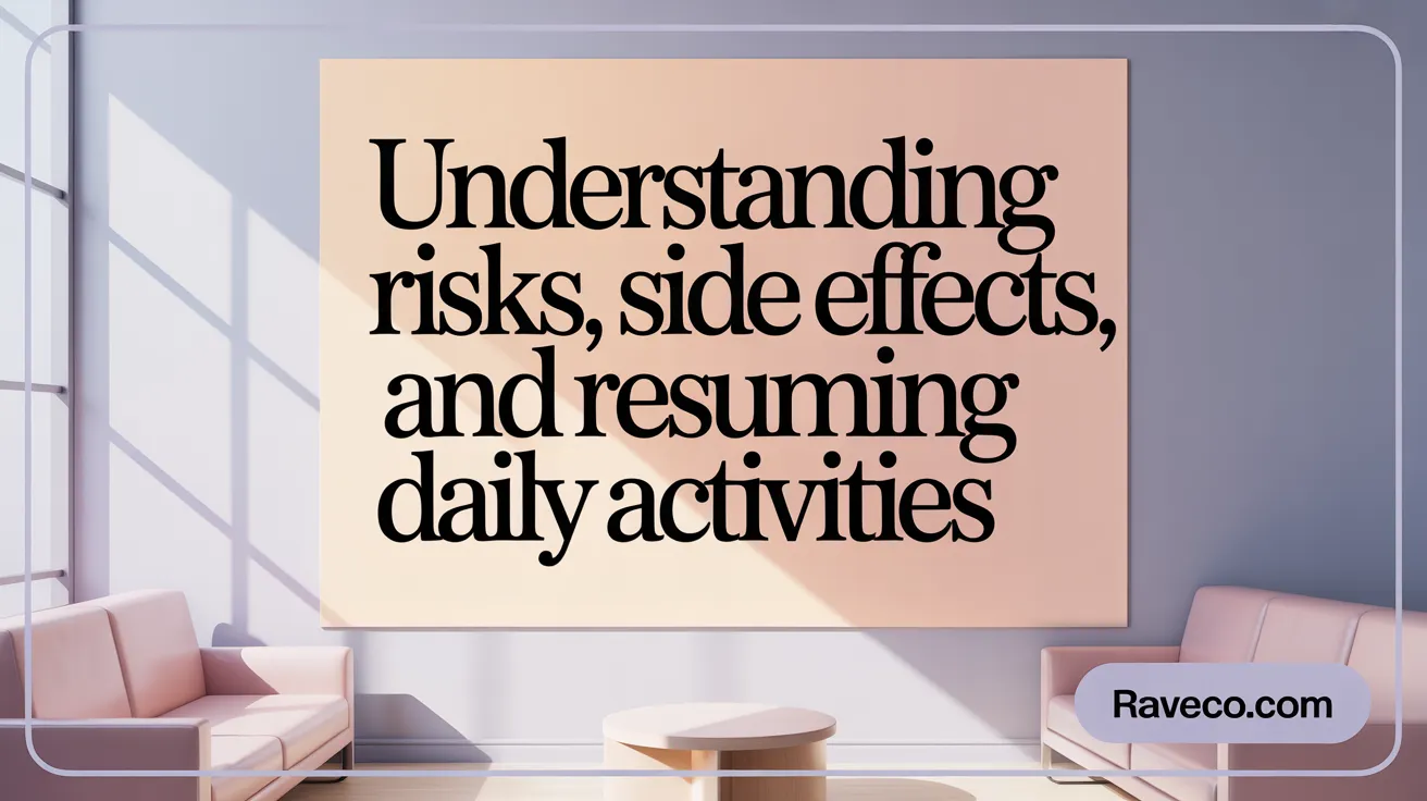 Understanding Risks, Side Effects, and Resuming Daily Activities