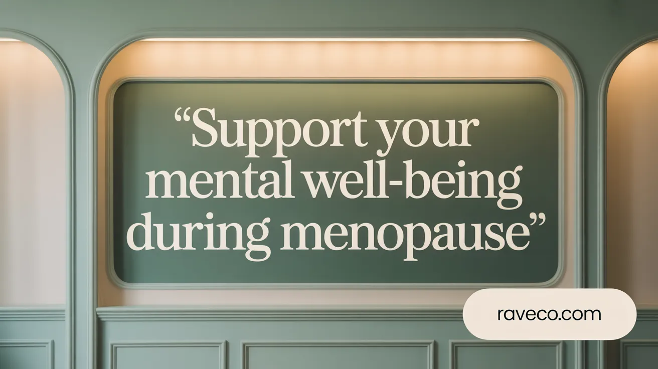 Support Your Mental Well-being During Menopause