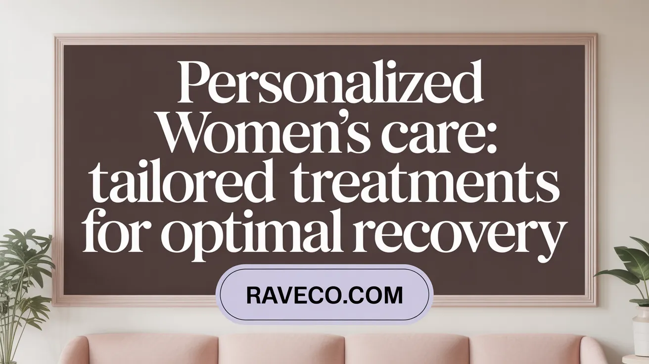 Personalized Women’s Care: Tailored Treatments for Optimal Recovery