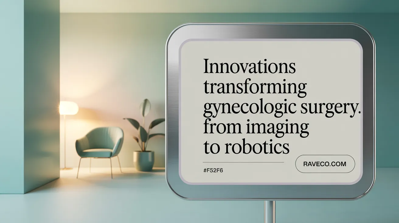 Innovations Transforming Gynecologic Surgery: From Imaging to Robotics