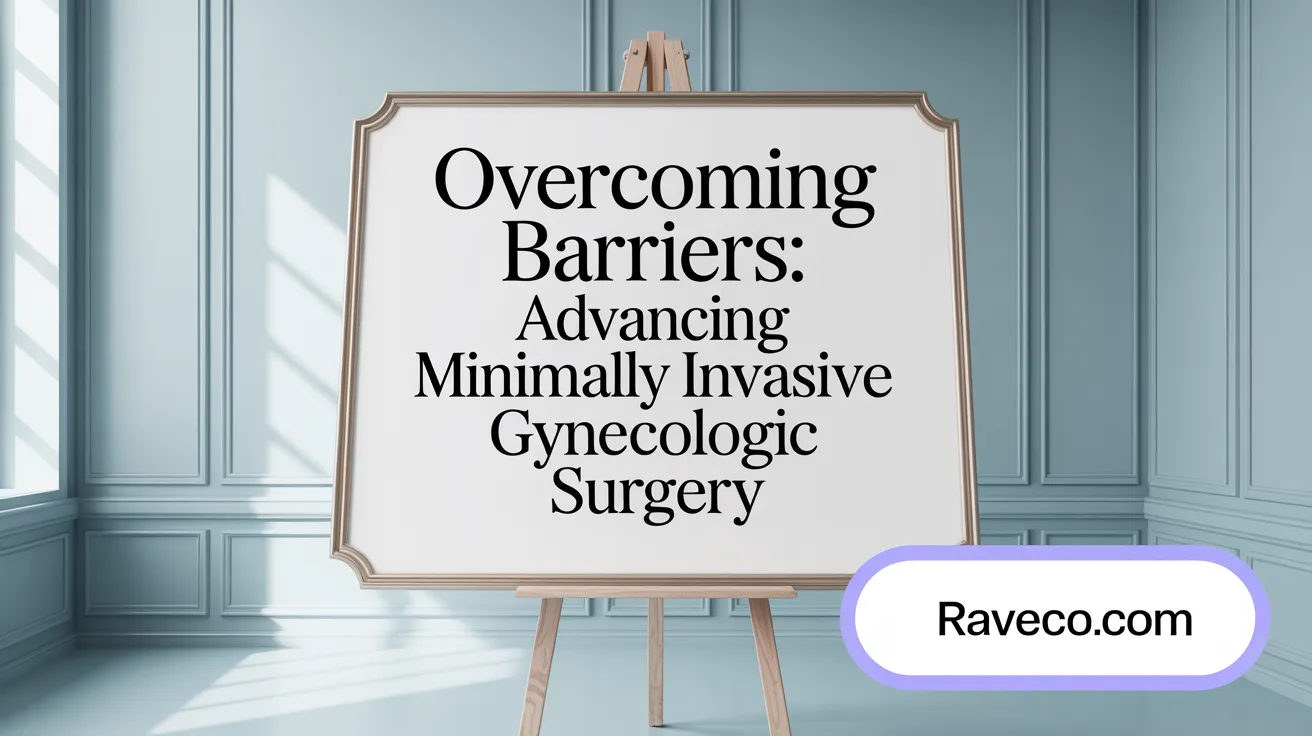 Overcoming Barriers: Advancing Minimally Invasive Gynecologic Surgery