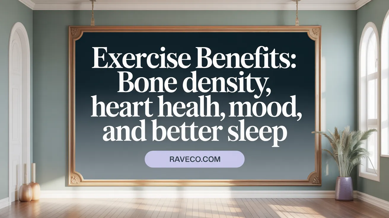 Exercise Benefits: Bone Density, Heart Health, Mood, and Better Sleep