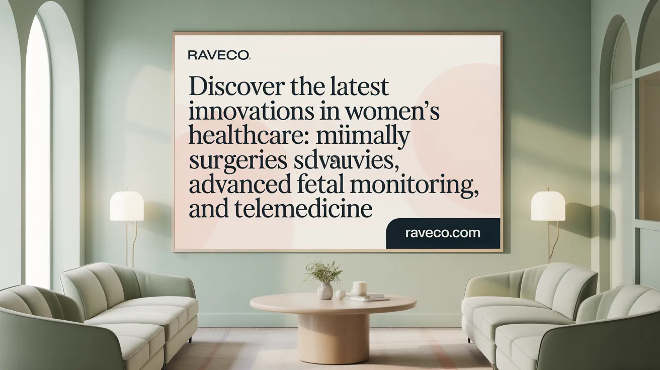 Discover the Latest Innovations in Women's Healthcare: Minimally Invasive Surgeries, Advanced Fetal Monitoring, and Telemedicine