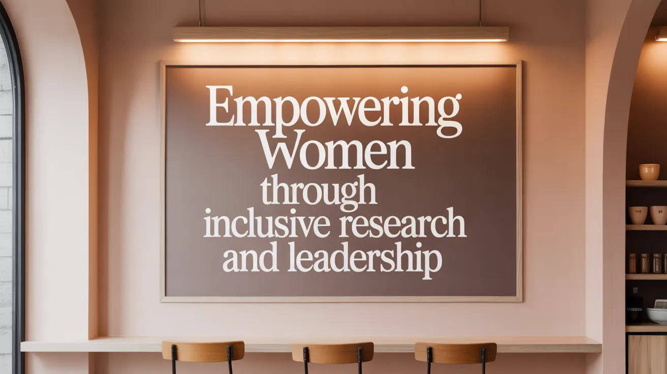 Empowering Women Through Inclusive Research and Leadership