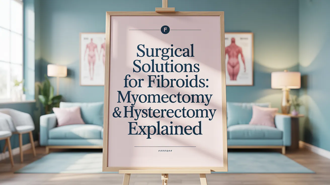 Surgical Solutions for Fibroids: Myomectomy &amp; Hysterectomy Explained
