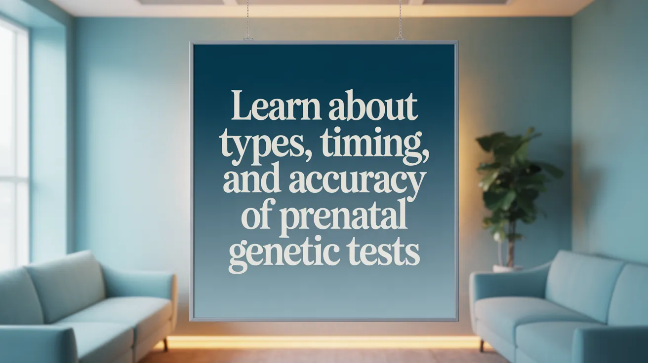 Learn About Types, Timing, and Accuracy of Prenatal Genetic Tests