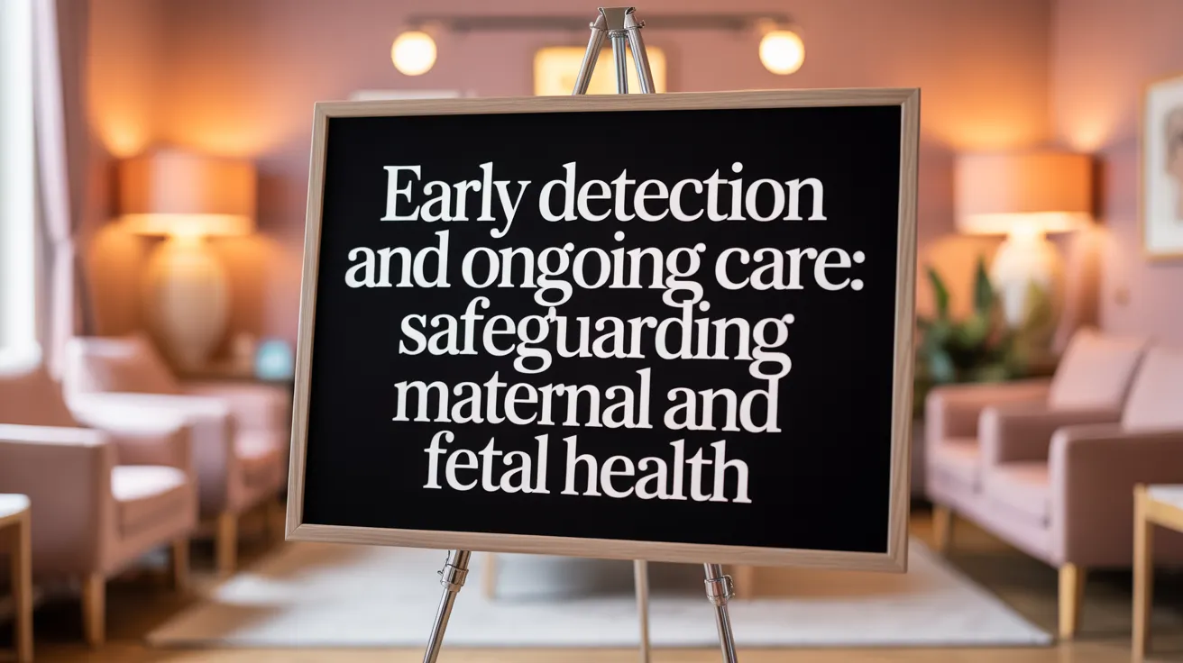 Early Detection and Ongoing Care: Safeguarding maternal and fetal health