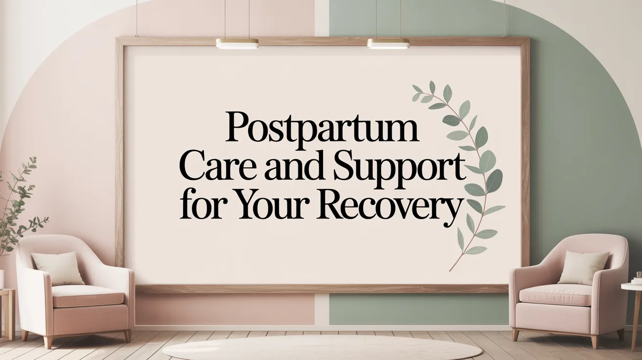 Postpartum Care and Support for Your Recovery