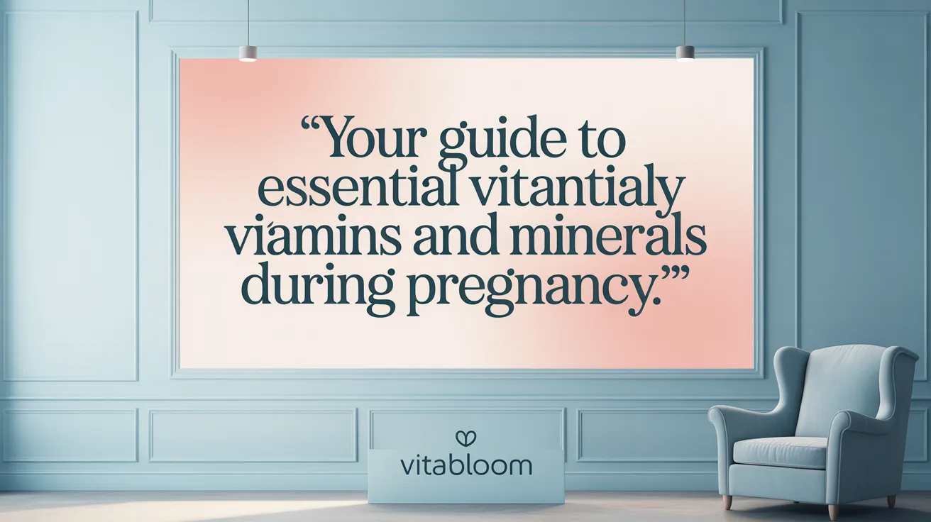 Your Guide to Essential Vitamins and Minerals During Pregnancy