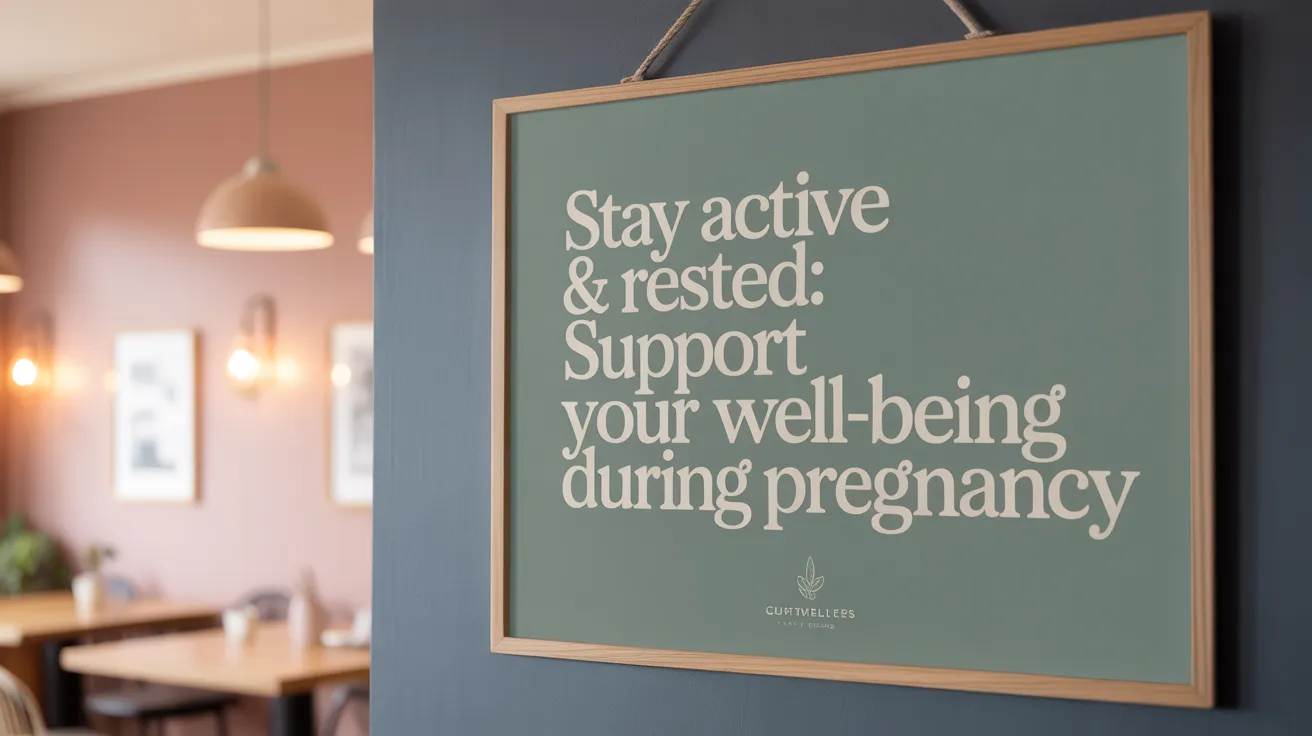 Stay Active &amp; Rested: Support Your Well-being During Pregnancy