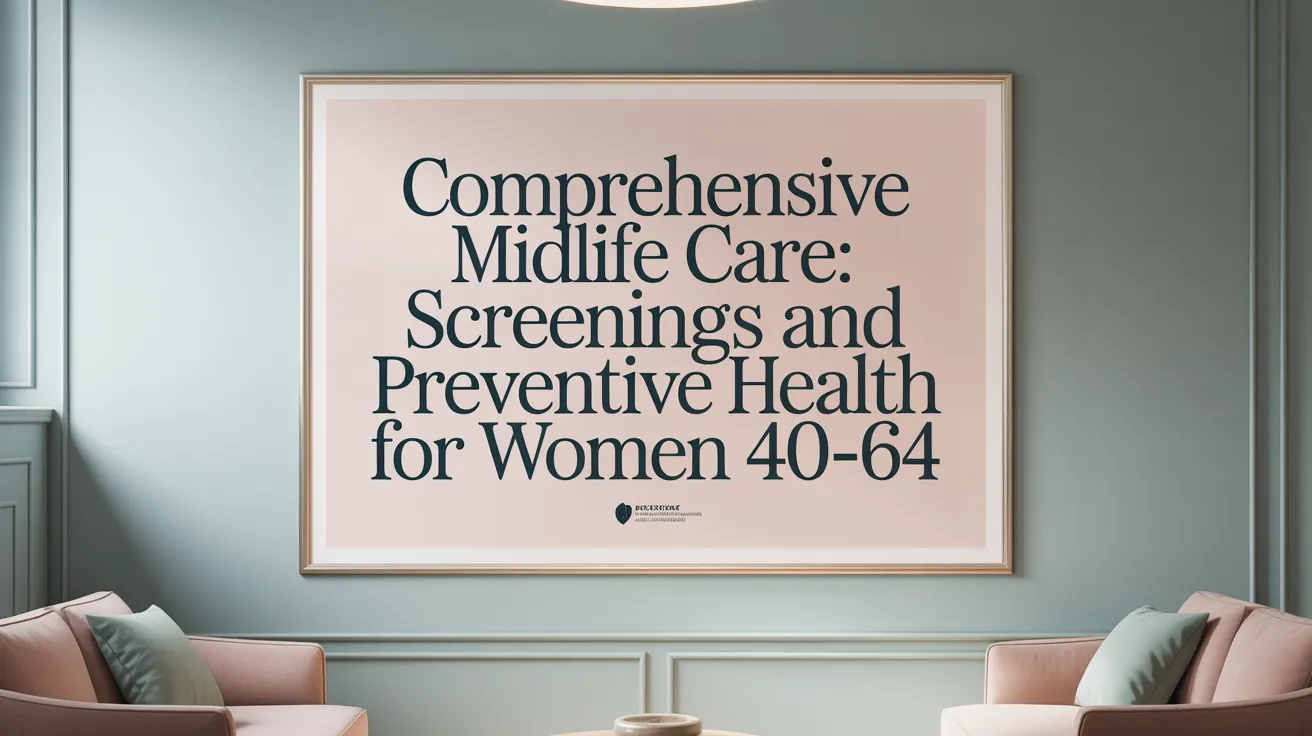 Comprehensive Midlife Care: Screenings and Preventive Health for Women 40-64
