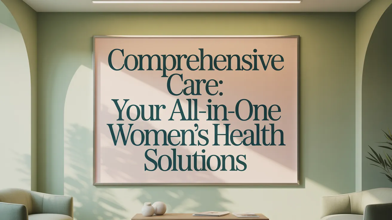 Comprehensive Care: Your All-in-One Women's Health Solutions