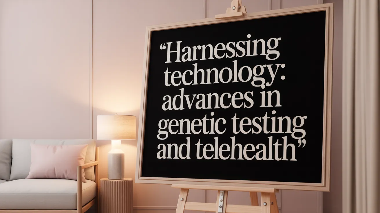 Harnessing Technology: Advances in Genetic Testing and Telehealth