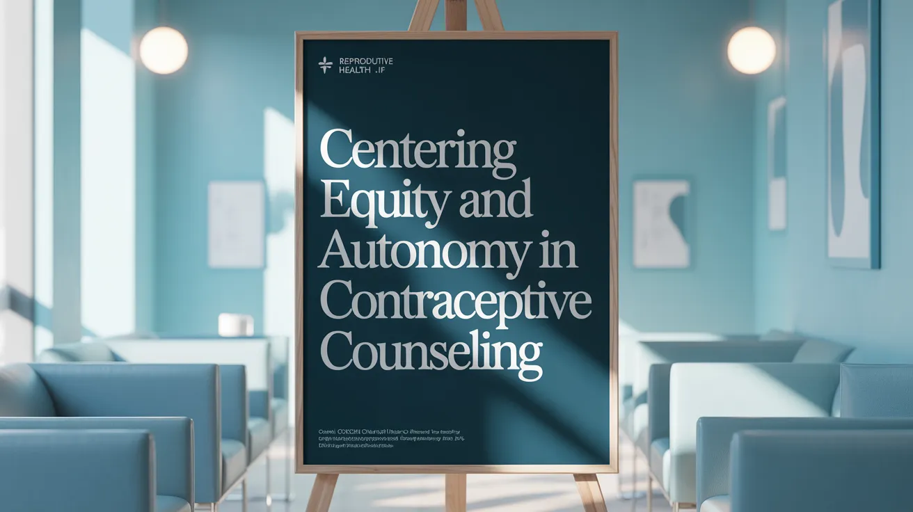 Centering Equity and Autonomy in Contraceptive Counseling