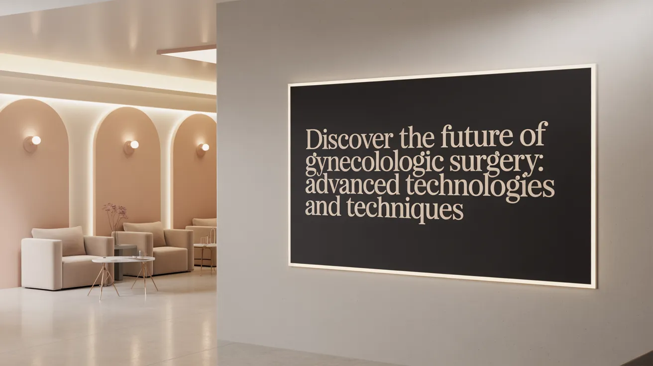 Discover the Future of Gynecologic Surgery: Advanced Technologies and Techniques