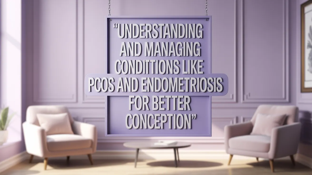 Understanding and Managing Conditions Like PCOS and Endometriosis for Better Conception