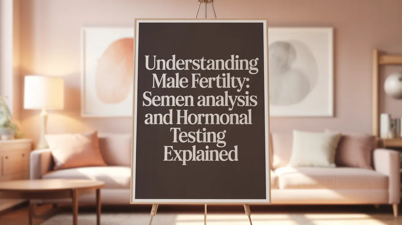 Understanding Male Fertility: Semen Analysis and Hormonal Testing Explained