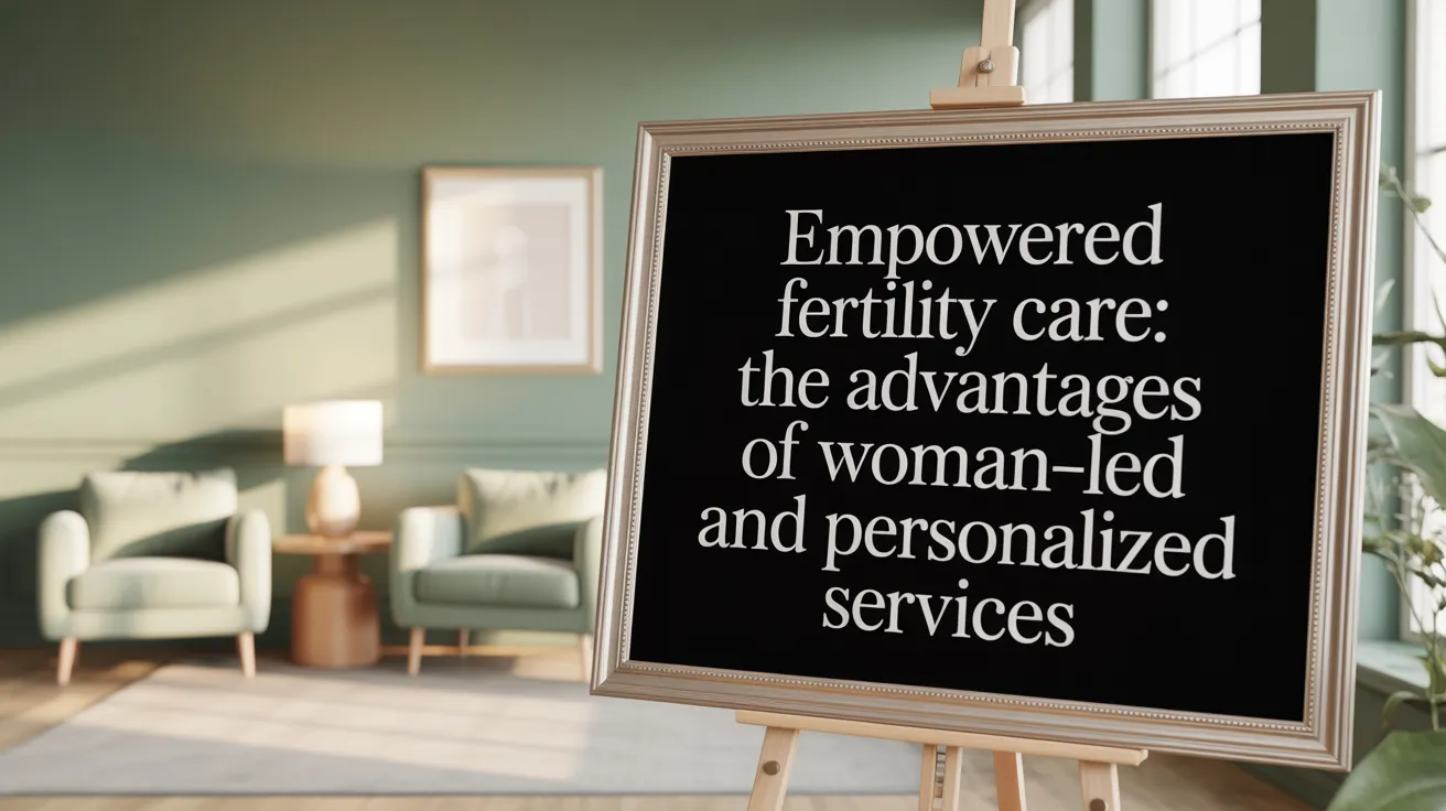 Empowered Fertility Care: The Advantages of Woman-Led and Personalized Services