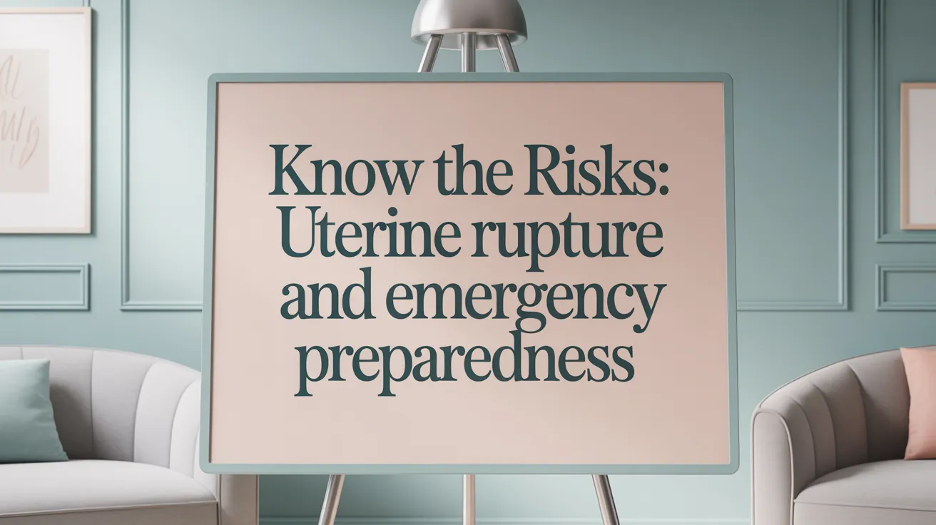 Know the Risks: Uterine Rupture and Emergency Preparedness