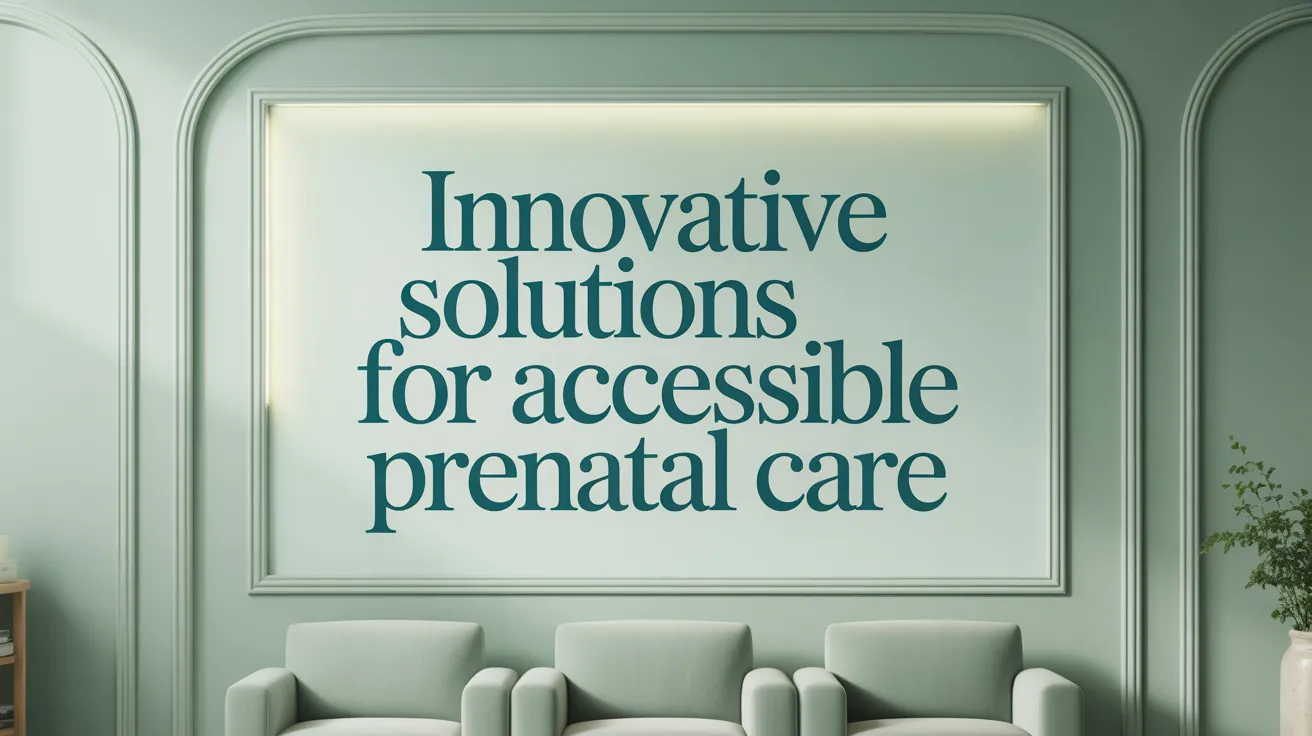 Innovative Solutions for Accessible Prenatal Care