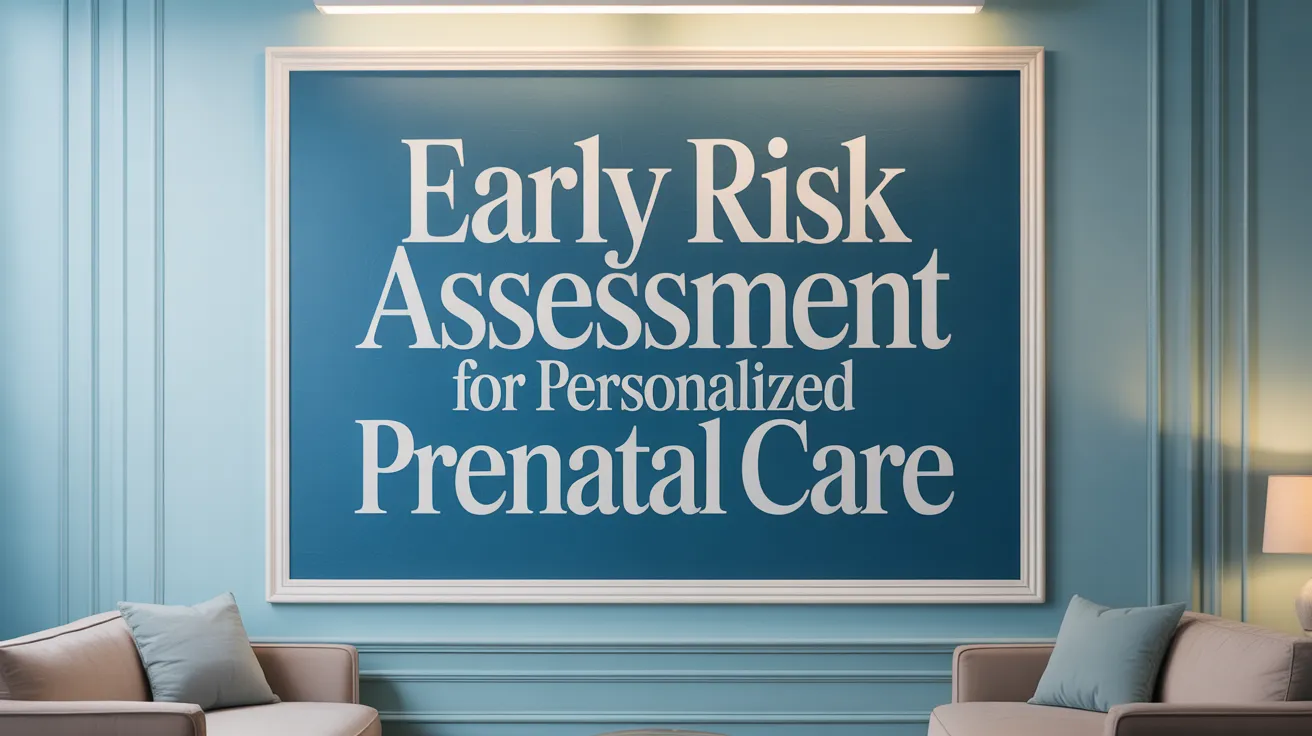 Early Risk Assessment for Personalized Prenatal Care