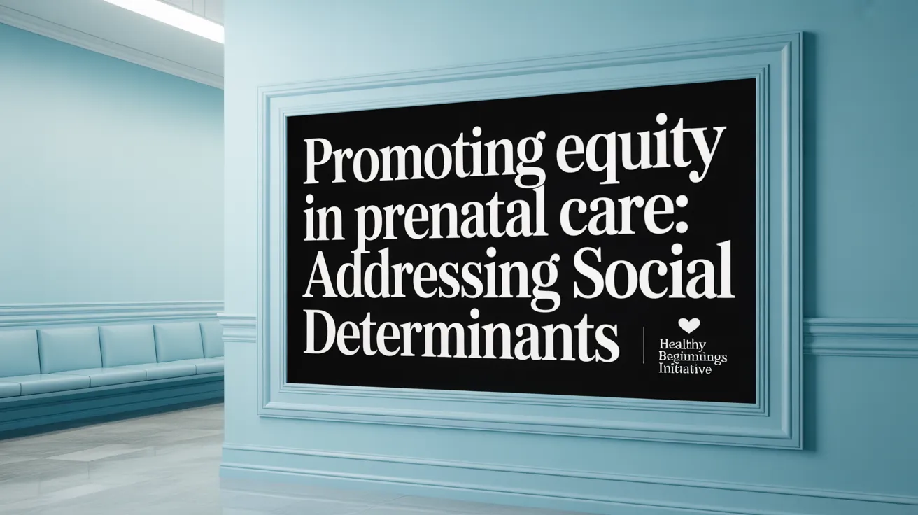 Promoting Equity in Prenatal Care: Addressing Social Determinants