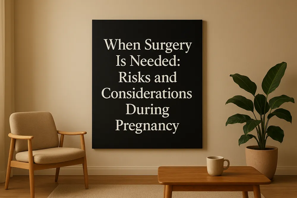 When Surgery Is Needed: Risks and Considerations During Pregnancy