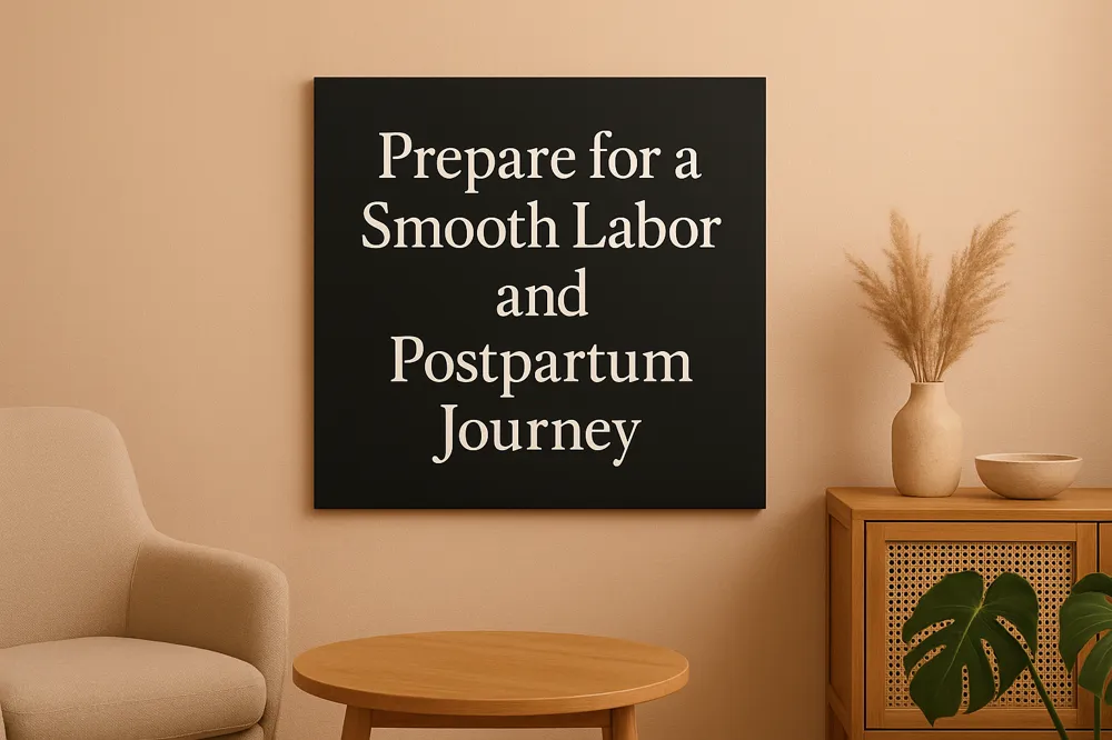 Prepare for a Smooth Labor and Postpartum Journey