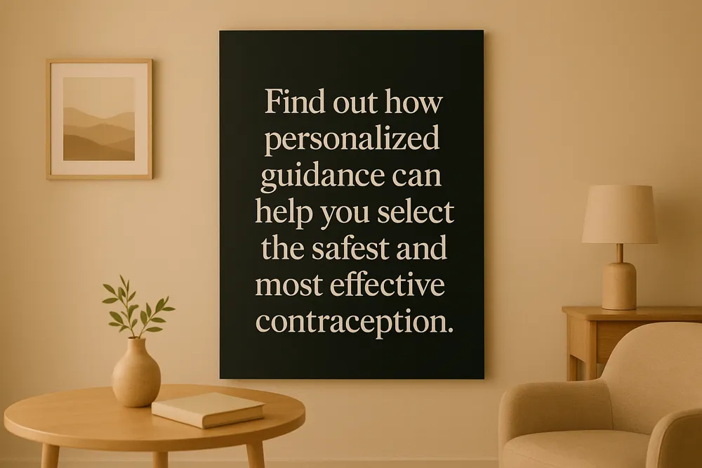 Find out how personalized guidance can help you select the safest and most effective contraception.