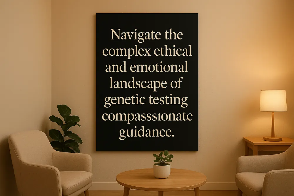 Navigate the complex ethical and emotional landscape of genetic testing with compassionate guidance.