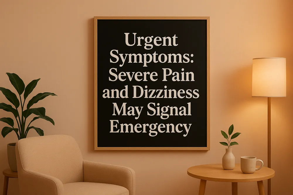 Urgent Symptoms: Severe Pain and Dizziness May Signal Emergency