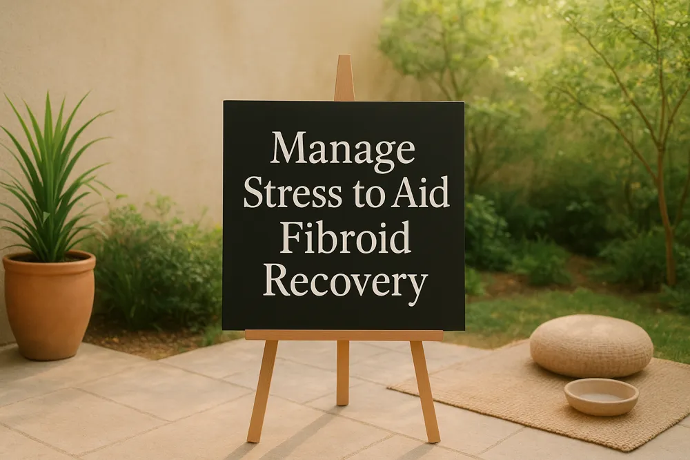 Manage Stress to Aid Fibroid Recovery