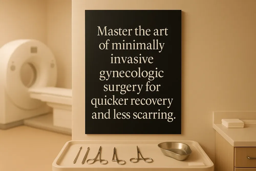 Master the art of minimally invasive gynecologic surgery for quicker recovery and less scarring.