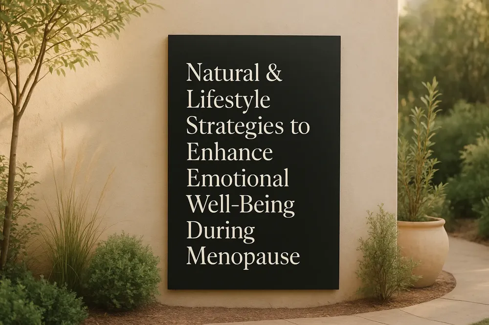 Natural &amp; Lifestyle Strategies to Enhance Emotional Well-Being During Menopause